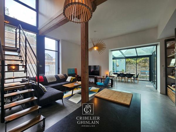 Appartement Loft à vendre 4 pièces ( 3 chambres ) NANTES (44) quartier Chalâtres.