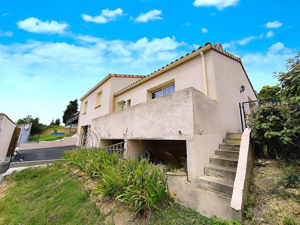 Maison plain-pied à vendre 15 Mns Carcassonne axe Castelnaudary avec vue Malepère