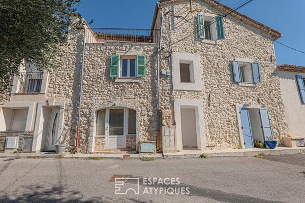 Maison de village de caractère à Mougins avec vue mer imprenable
