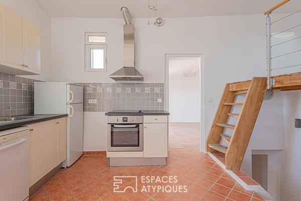 Maison de village de caractère à Mougins avec vue mer imprenable