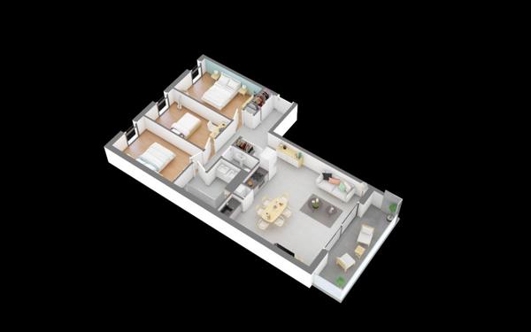 Appartement à vendre    4 pièces • 83,88 m2 Saint-Nazaire