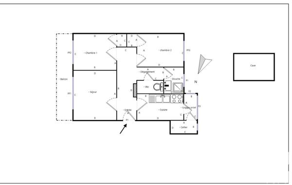 Appartement à vendre 3 pièces 64 m² Bois-d'Arcy