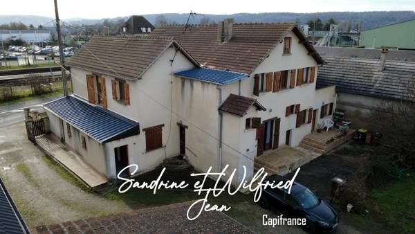 LE VAL D'HAZEY (27) – AUBEVOYE - IMMEUBLE DE RAPPORT – 5 LOGEMENTS, 4 GARAGES – FORT POTENTIEL