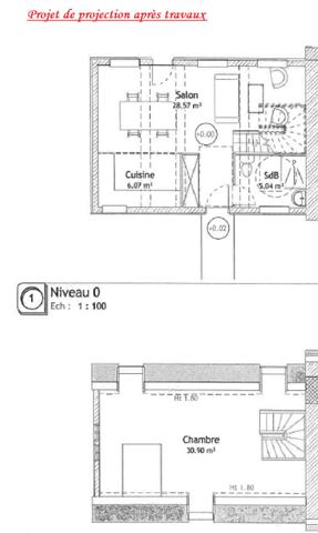 Appartement Mont Saint Aignan Village  3 pièce(s) 63.5 m2