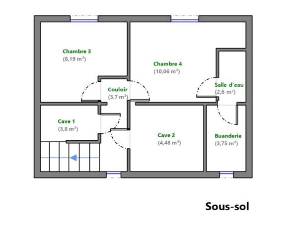 Maison familiale meulière 4/5 chambres