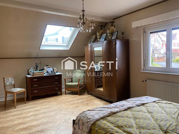 3 chambres - Poêle alsacien - excellent DPE C - Au calme