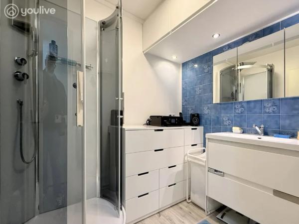 Dieppe Janval – T2 dernier étage avec ascenseur, vue dégagée, balcon sud, 2 parkings + cave