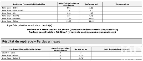 Appartement à vendre 2 pièces 36,56 m² Saint-Mandé