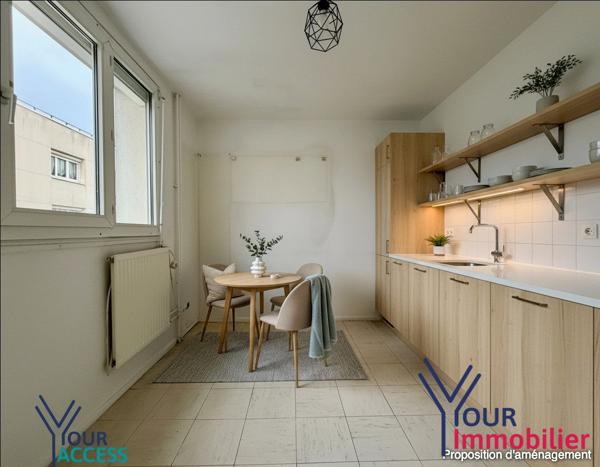 Appartement à vendre, 3 pièces - Meyzieu 69330