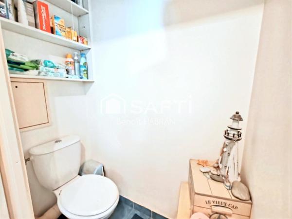 Appartement de 62m2, 3 pièces , 2 chambres,garage.