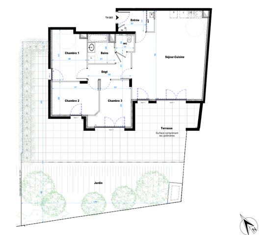 Appartement 4 pièces - 87 m²