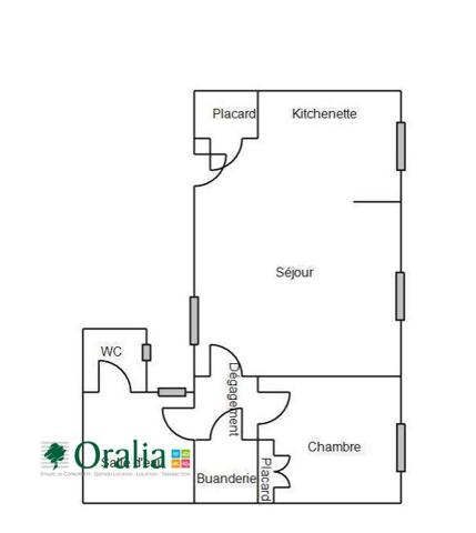 Appartement · Location Dijon (21000) 2 pièces · 54m²