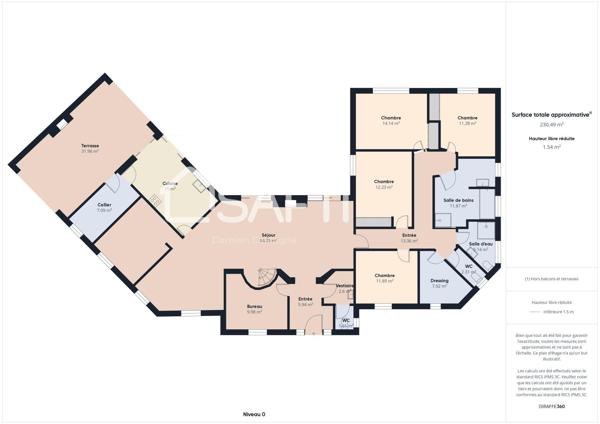 SAINT-JEAN-D’ILLAC – VILLA D’ARCHITECTE DE PLAIN-PIED - 2700 M2 DE TERRAIN - RARE SUR LE SECTEUR