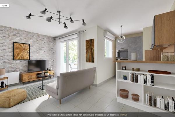 Appartement à vendre |  Fargues-Saint-Hilaire |  3 pièces | 52 m²