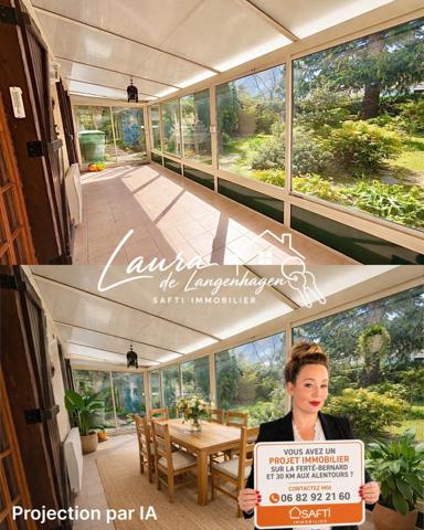 Pavillon plain-pied avec jardin au calme