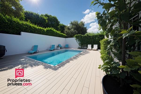 Villa moderne de plain-pied 127m2 + sous-sol complet - PISCINE