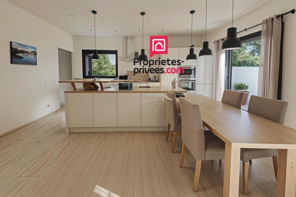 Villa moderne de plain-pied 127m2 + sous-sol complet - PISCINE