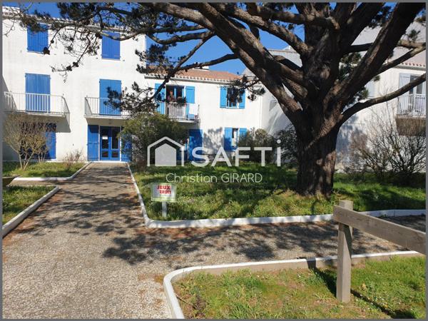 A la Guérinière, appartement 3 pièces, avec vue sur la mer et proche de la plage.