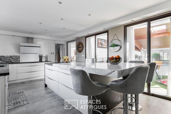 Maison d’architecte avec piscine au sud de Toulouse