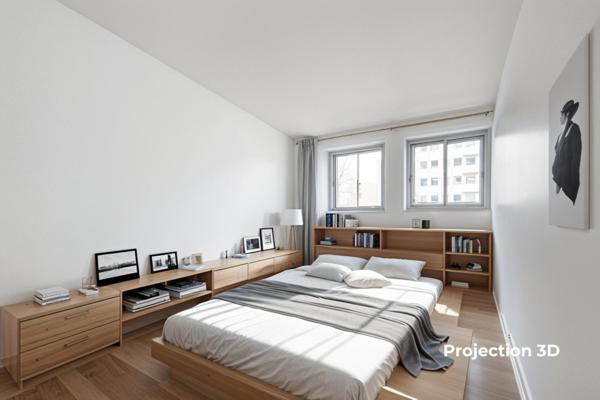 Étage élevé, traversant, lumineux, proche transports.