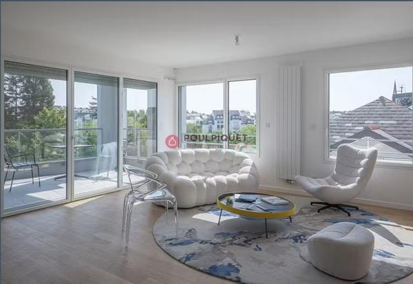 Appartement T4 de 86.72 m² Quai de Versailles vue Erdre