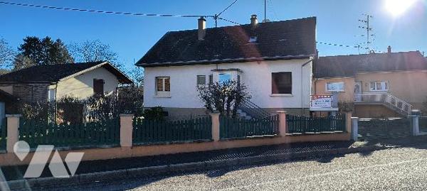 Maison de 86 m2 avec jardin et potager au centre de WALDIGHOFEN sur 6,71 ares.