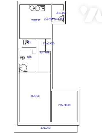 Un appartement de 50 m², loué, en centre ville de Valenciennes