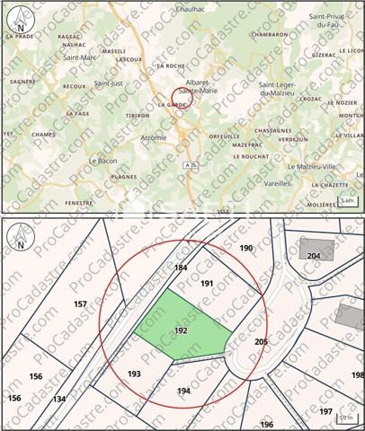 Terrain à bâtir Albaret-Sainte-Marie (48200)