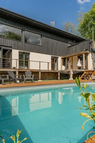 Maison 6 pièces piscine garage terrain arboré