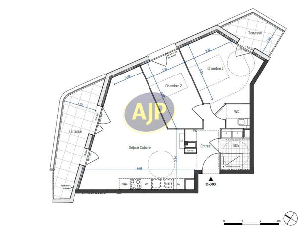 Vente appartement Artigues Pres Bordeaux : 296 000 € - AJP ACTEA Talence