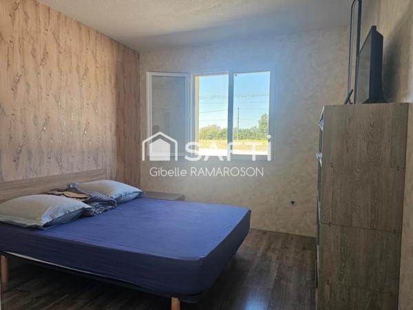 Maison de plain-pied, 4 chambres, terrain 1700m²