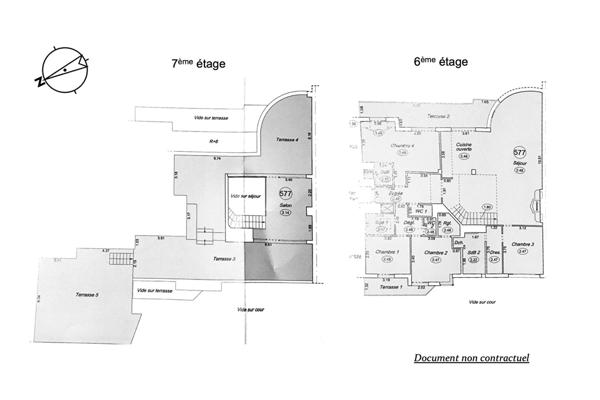Dernier étage d’exception avec terrasses et rooftops – Lamarck-Caulaincourt