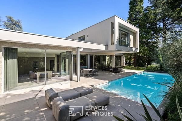 Maison d’architecte contemporaine avec piscine