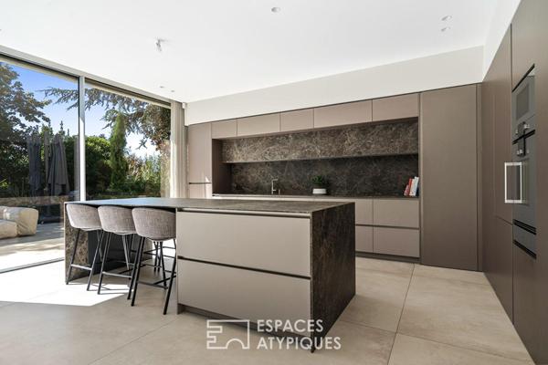 Maison d’architecte contemporaine avec piscine