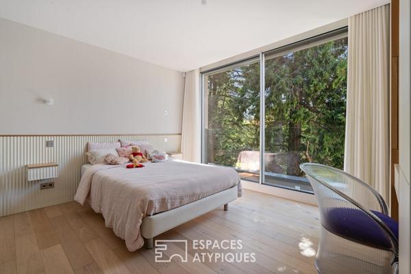 Maison d’architecte contemporaine avec piscine