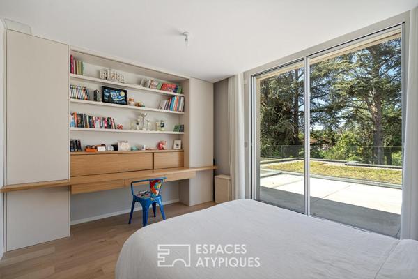 Maison d’architecte contemporaine avec piscine