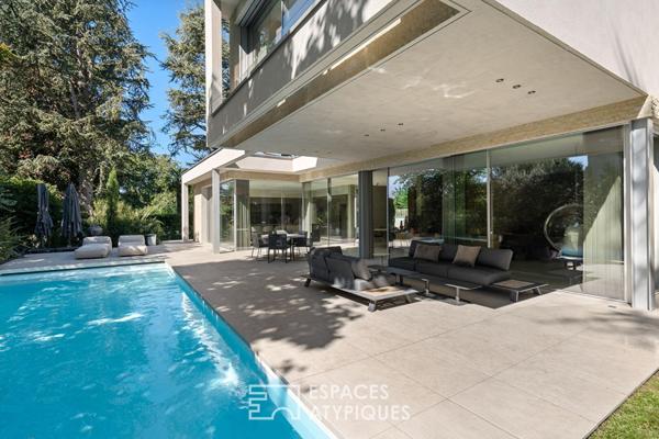 Maison d’architecte contemporaine avec piscine