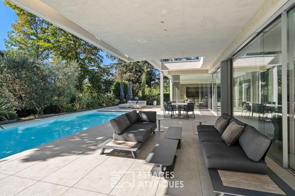 Maison d’architecte contemporaine avec piscine
