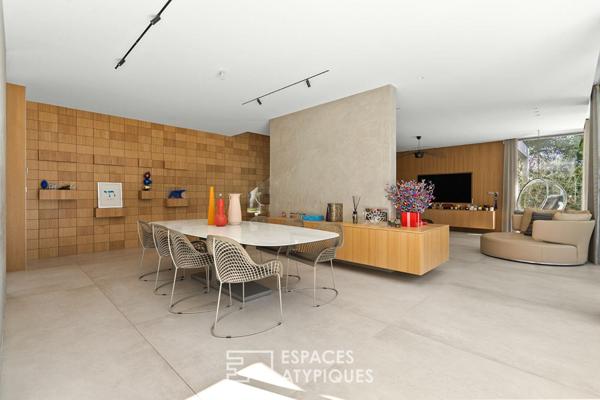Maison d’architecte contemporaine avec piscine