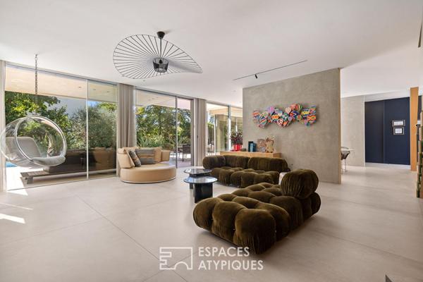 Maison d’architecte contemporaine avec piscine