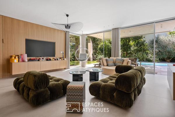 Maison d’architecte contemporaine avec piscine