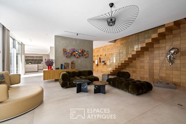 Maison d’architecte contemporaine avec piscine