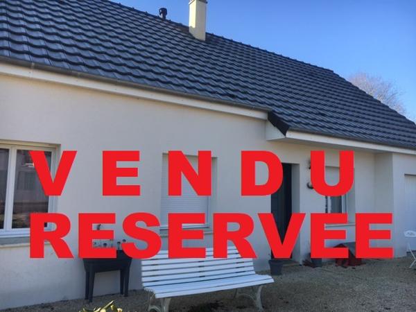 Couy (18140) Maison de Plain-Pied 90m2+Combles Aménageables Garage sur Parcelle de 1270m2 à 5min de Baugy