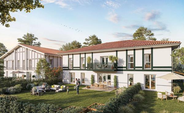 SANGUINET le confort du neuf avec nos appartements et villas-jardin à quelques pas du lac