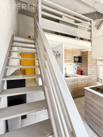 Palavas-les-Flots (34250) Petite Vue Mer / T2 ( CHAMBRE EN MEZZANINE )