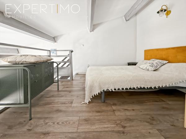 Palavas-les-Flots (34250) Petite Vue Mer / T2 ( CHAMBRE EN MEZZANINE )