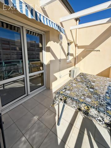 Palavas-les-Flots (34250) Petite Vue Mer / T2 ( CHAMBRE EN MEZZANINE )