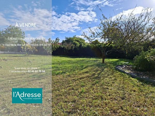 Terrain à bâtir - bourg LA BERNERIE