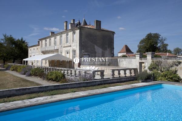 Chateau Féerique avec 2 gites indépendants, 3 piscines, salle de réception, et 20 chambres, PONS