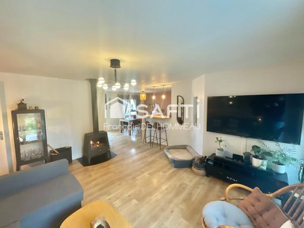 maison plain pied, 3 chambres, garage, terrain clos